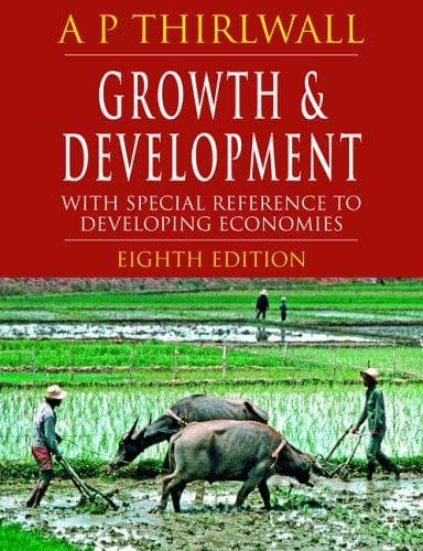 Tapa de Growth and development, with special reference to developing economies