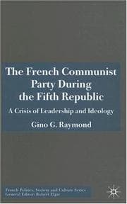Tapa de The French Communist Party during the Fifth Republic