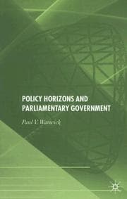 Tapa de Policy horizons and parliamentary government