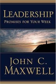 Tapa de Leadership Promises for Your Week