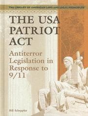 Tapa de The USA PATRIOT Act