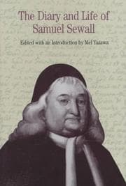 Tapa de The Diary and Life of Samuel Sewall