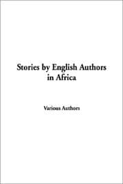 Tapa de Stories by English Authors in Africa