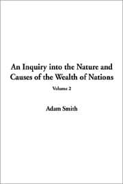 Tapa de An Inquiry into the Nature and Causes of the Wealth of Nations, Vol. 2