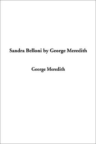 Tapa de Sandra Belloni by George Meredith