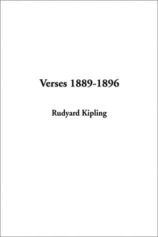 Tapa de Verses 1889-1896