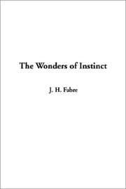 Tapa de The Wonders of Instinct