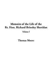 Tapa de Memoirs of the Life of the Rt. Hon. Richard Brinsley Sheridan