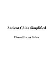 Tapa de Ancient China Simplified