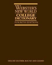Tapa de Webster's New World college dictionary