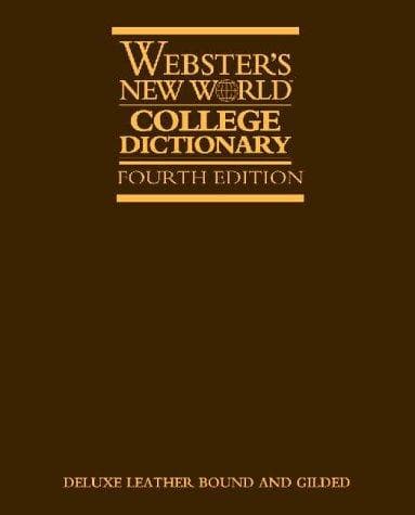 Tapa de Webster's New World college dictionary