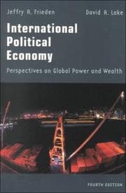 Tapa de International political economy