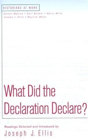 Tapa de What did the Declaration declare?
