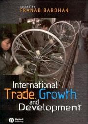 Tapa de International Trade, Growth, and Development