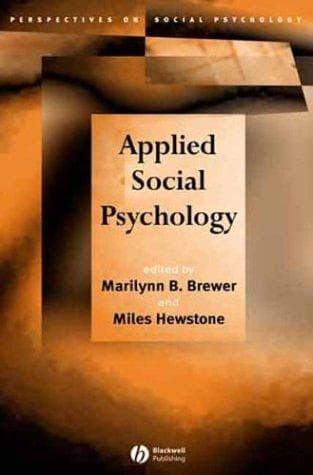 Tapa de Applied social psychology