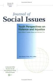 Tapa de Youth Perspectives on Violence and Injustice (Journal of Social Issues)