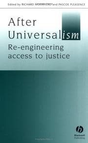 Tapa de After universalism