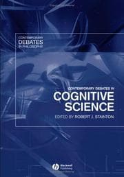 Tapa de Contemporary debates in cognitive science