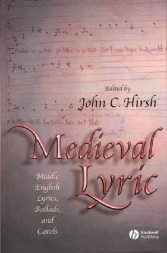 Tapa de Medieval Lyric