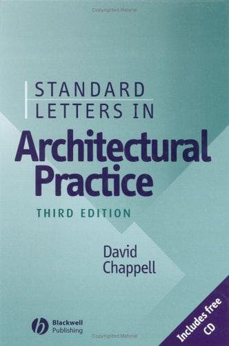 Tapa de Standard Letters in Architectural Practice