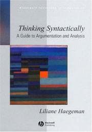Tapa de Thinking Syntactically