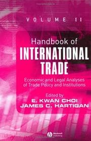 Tapa de Handbook of international trade