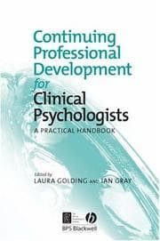 Tapa de Continuing professional development for clinical psychologists