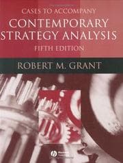 Tapa de Cases to Accompany Contemporary Strategy Analysis