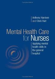Tapa de Mental health care for nurses