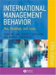 Tapa de International management behavior