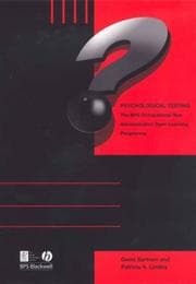 Tapa de Psychological testing