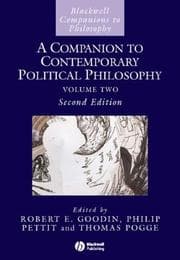 Tapa de Companion to Contemporary Political Philosophy