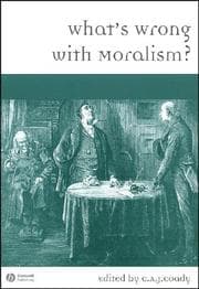 Tapa de What's Wrong with Moralism?