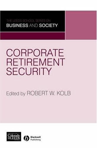 Tapa de Corporate Retirement Security
