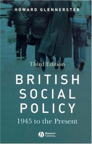 Tapa de British Social Policy