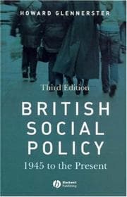 Tapa de British Social Policy