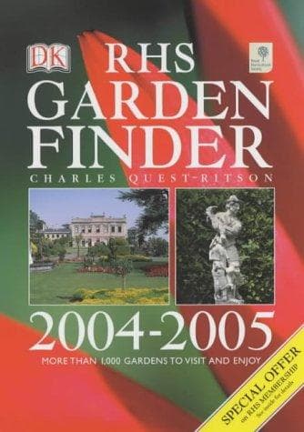 Tapa de RHS garden finder, 2003-2004