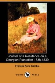 Tapa de Journal of a Residence on a Georgian Plantation, 1838-1839