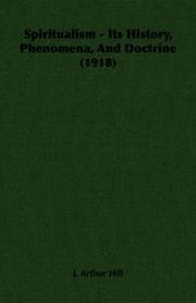 Tapa de Spiritualism - Its History, Phenomena, And Doctrine (1918)