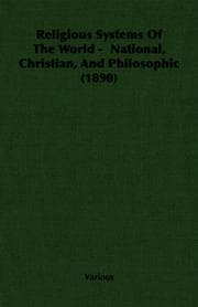 Tapa de Religious Systems Of The World -  National, Christian, And Philosophic (1890)