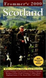 Tapa de Frommer's 2000 Scotland