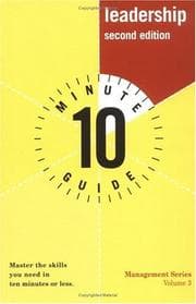 Tapa de 10 Minute Guide to Leadership