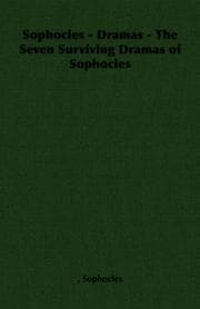 Tapa de Sophocles - Dramas - The Seven Surviving Dramas of Sophocles