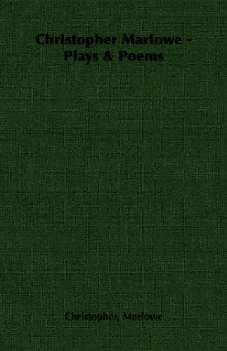 Tapa de Christopher Marlowe - Plays & Poems