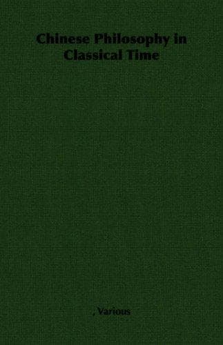 Tapa de Chinese Philosophy in Classical Time