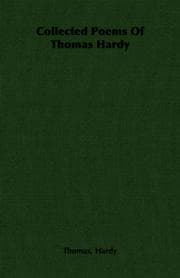 Tapa de Collected Poems Of Thomas Hardy