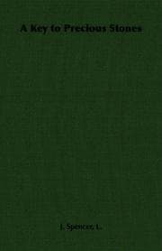 Tapa de A Key to Precious Stones (Blackies Key Series)