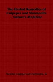 Tapa de Herbal Remedies of Culpeper and Simm