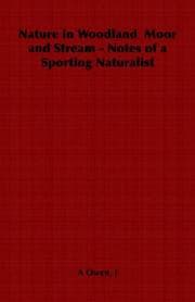 Tapa de Nature in Woodland  Moor and Stream - Notes of a Sporting Naturalist