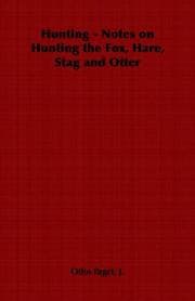 Tapa de Hunting - Notes on Hunting the Fox, Hare, Stag and Otter